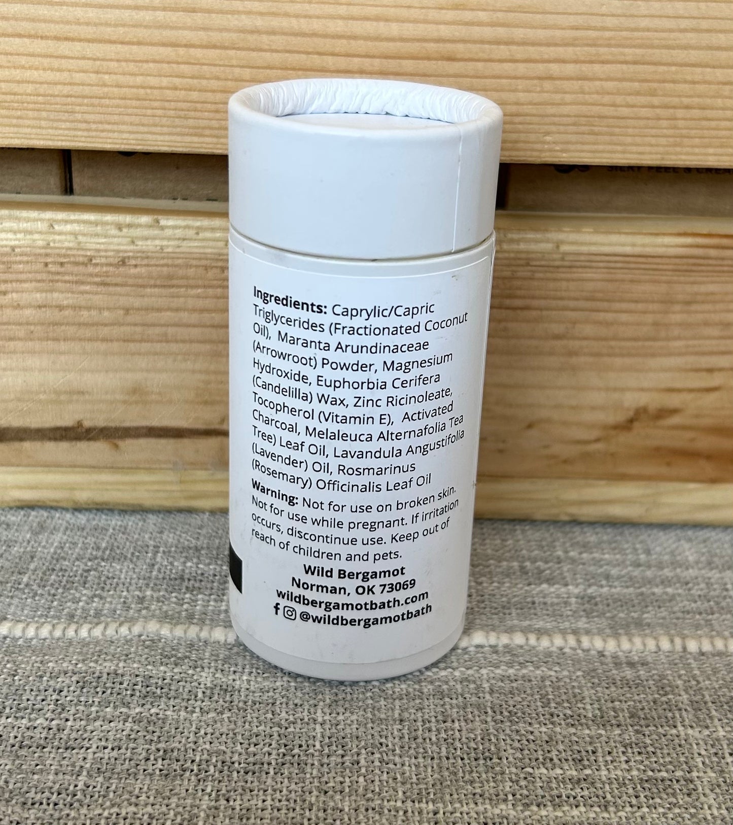 Charcoal Tea Tree Deodorant