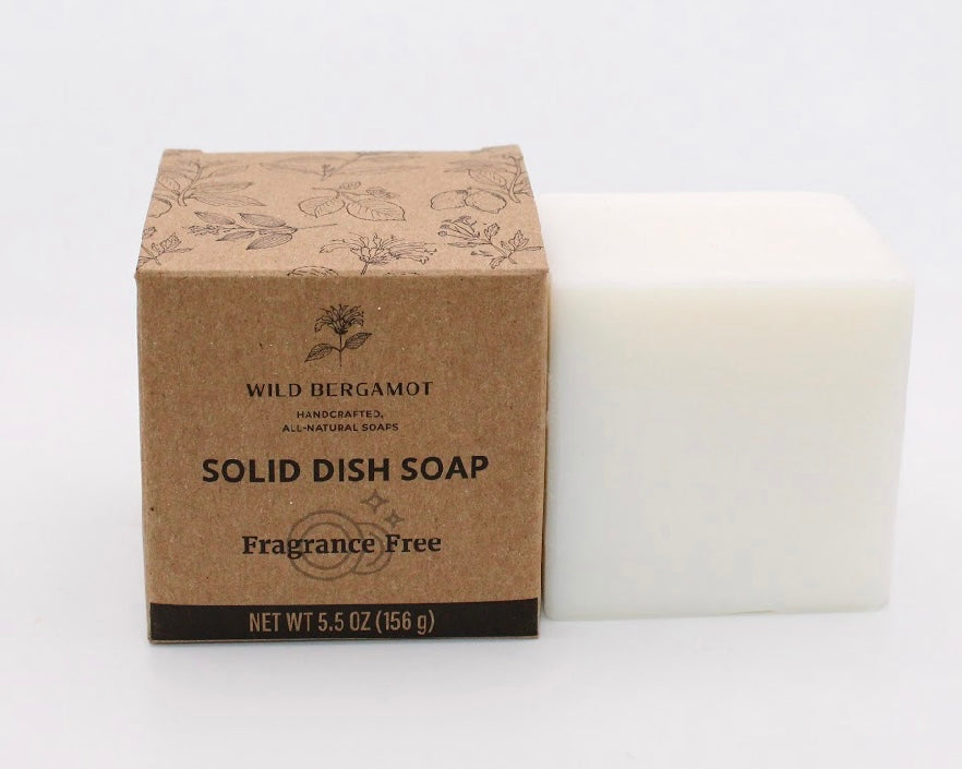 Fragrance Free Solid Dish Soap