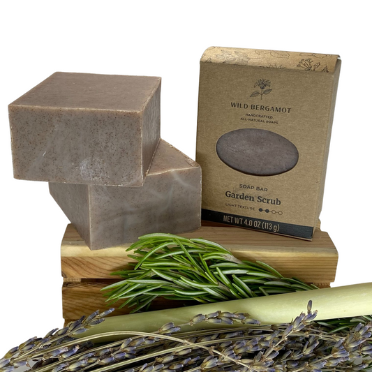 Garden Scrub Soap Bar