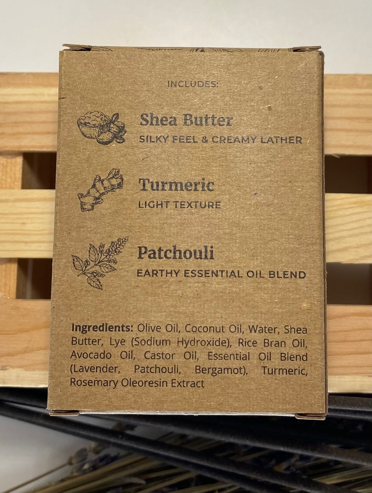 Turmeric Patchouli Soap Bar